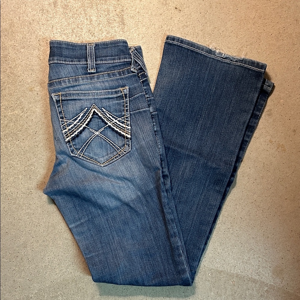Ariat Women's Boot Cut Jeans in Classic Blue